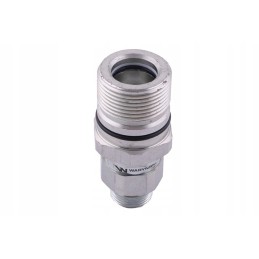 Hydraulic quick connector, screw-on socket M22x1 5