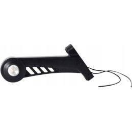 LED side marker lamp, right, 12 24v, amber and red