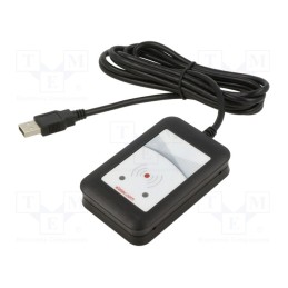 1 pcs x ELATEC - TWN4 MULTITECH 2 HF USB BLACK VERSION I - RFID reader, 4.3÷5.5V, USB, antenna, Range: 100mm, 88x56x18mm, ABS
