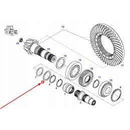 X534538846000 spacer 45 x 55 mm