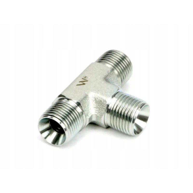 Hydraulic tee inch bbb 1 1 4 bsp x