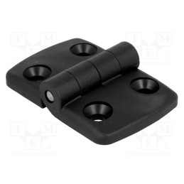1 pcs x FATH - 095K3535F00 - Hinge, Width: 72mm, polyamide, black, H: 48mm