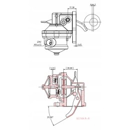 The fuel feed pump fits khd 4157603kr