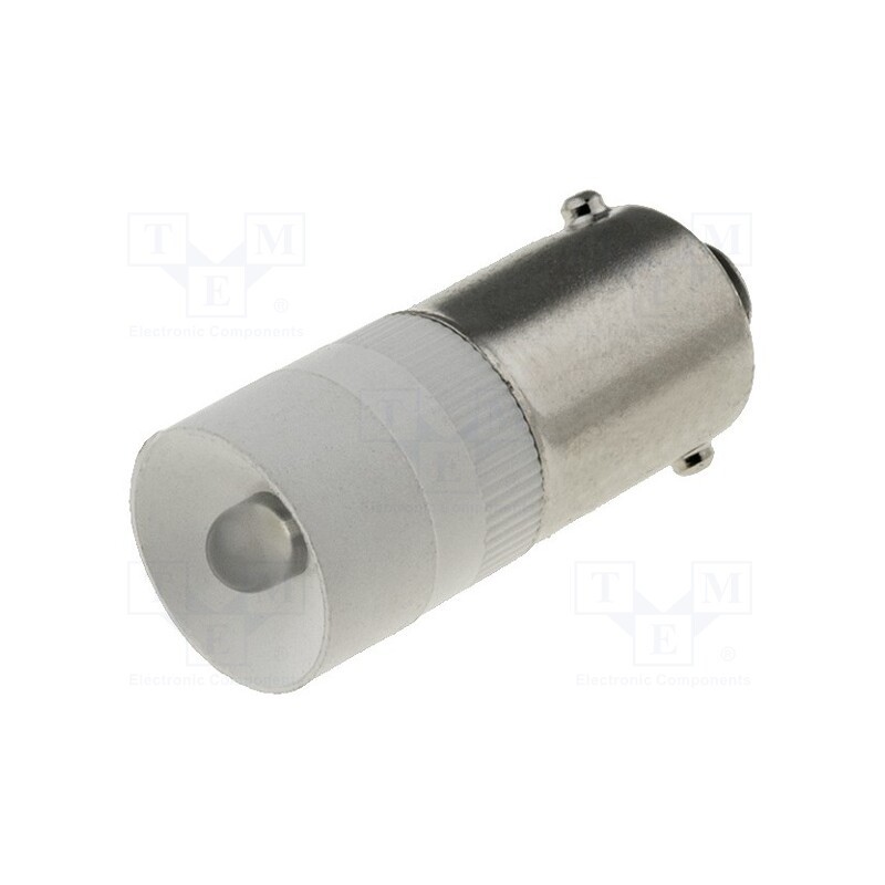 1 pcs x SIGNAL-CONSTRUCT - MEDB2567BR - LED lamp, white, BA9S, 130VAC, No.of diodes: 1