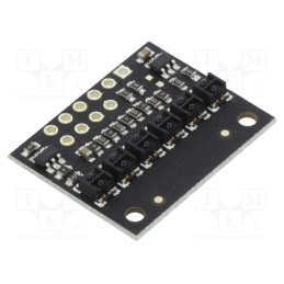 1 pcs x POLOLU - QTRX-HD-06A REFLECTANCE SENSOR ARRAY - Sensor: distance, reflective, 2.9÷5.5VDC, analog, Ch: 6, 25x20mm, HD