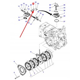4309809m1 brake mounting piston