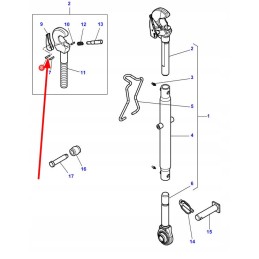 1441741x1 center link pin