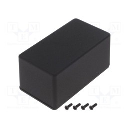 1 pcs x HAMMOND - 1550DBK - Enclosure: multipurpose, X: 64mm, Y: 115mm, Z: 55mm, 1550, aluminium