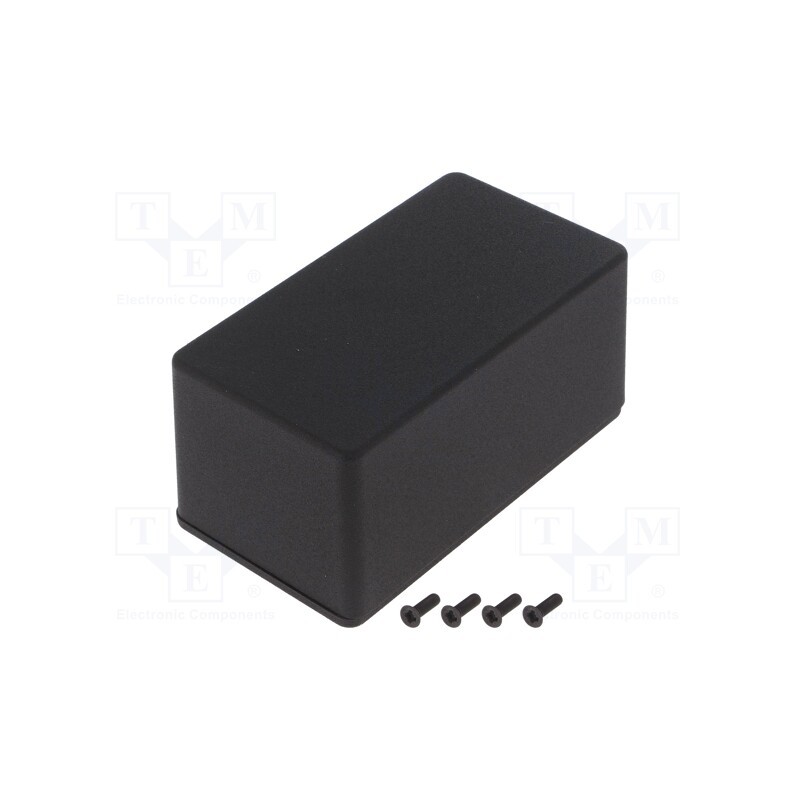 1 pcs x HAMMOND - 1550DBK - Enclosure: multipurpose, X: 64mm, Y: 115mm, Z: 55mm, 1550, aluminium