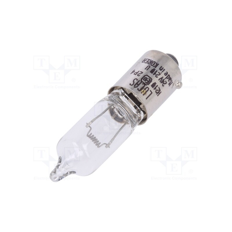 1 pcs x LUCAS - LLB435 - Filament lamp: automotive, BAY9S, transparent, 24V, 21W, LLB