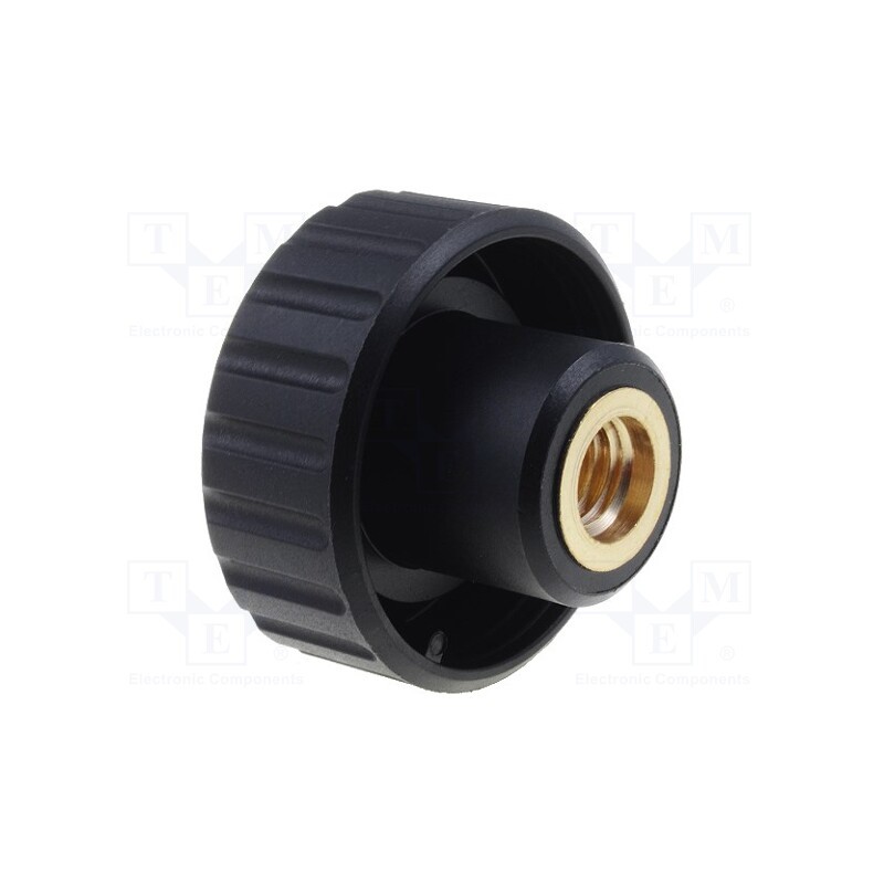 1 pcs x ELESA+GANTER - 6730 - Knob, Ø: 32mm, Int.thread: M6, 16mm, H: 22mm, polyamide