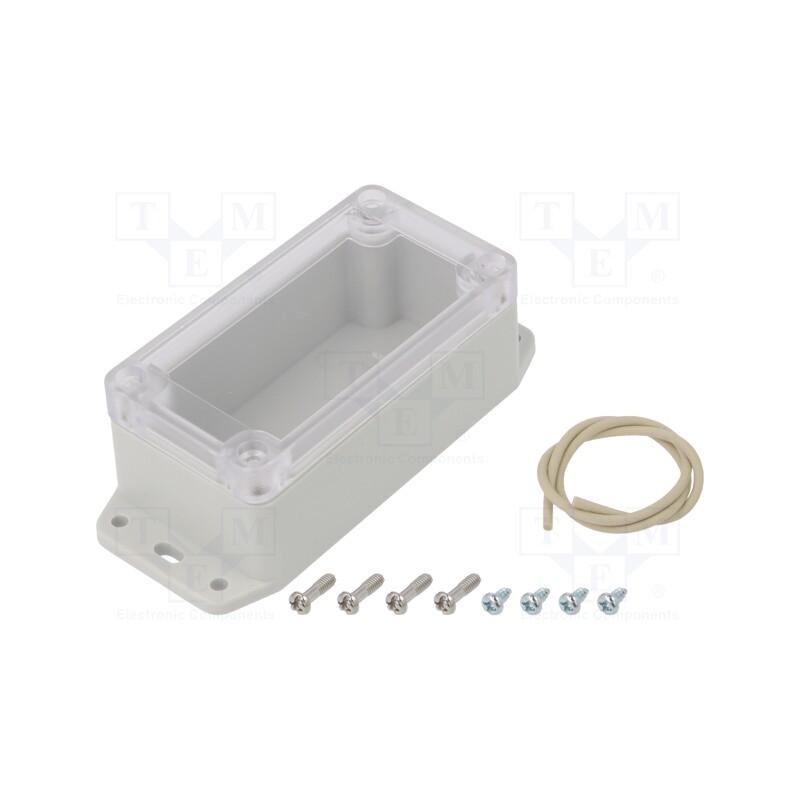 1 pcs x HAMMOND - RP1030BFC - Enclosure: multipurpose, X: 50mm, Y: 95mm, Z: 40mm, with fixing lugs