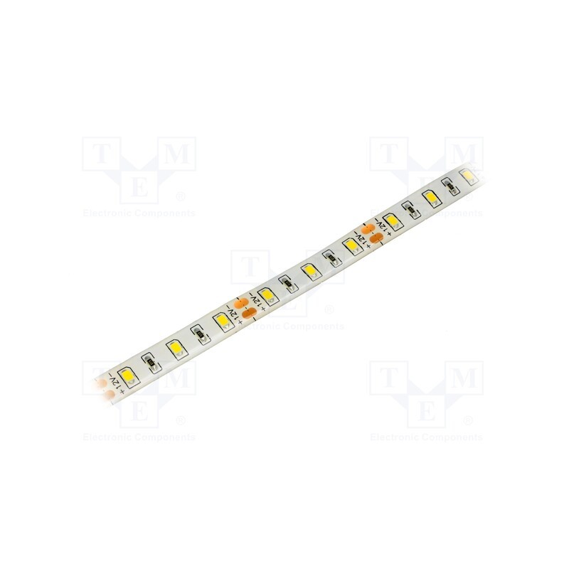 1 m x OPTOFLASH - OPWW2835-6012EG - LED tape, white warm, 2835, 12V, LED/m: 60, 10mm, 120°, 14.4W/m