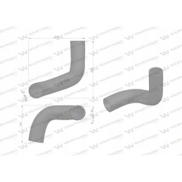 Lower radiator hose T22500 Warynski