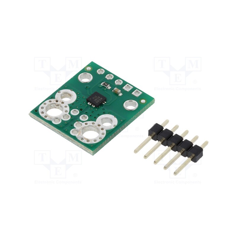 1 pcs x POLOLU - ACS711EX CURRENT SENSOR CARRIER - Sensor: current, 3÷5.5VDC, IC: ACS711, 20.3x17.8mm, -31÷31A