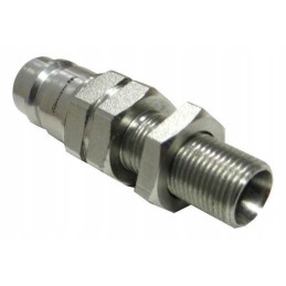 Hydraulic quick connector, long plug, m18x1, 5 studs