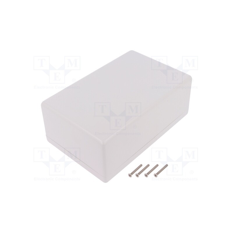 1 pcs x HAMMOND - 1594EWGY -AS - Enclosure: multipurpose, X: 107mm, Y: 167mm, Z: 65mm, 1594, ABS, grey
