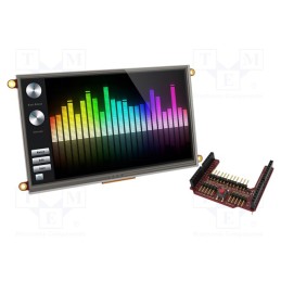 1 pcs x 4D Systems - ULCD-70DT-AR - Display: TFT, 7', 800x480, Window dimensions: 154.1x85.9mm, uLCD