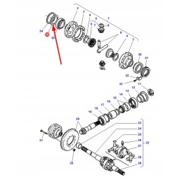 3427283m1 differential gear distance 0 3 mm