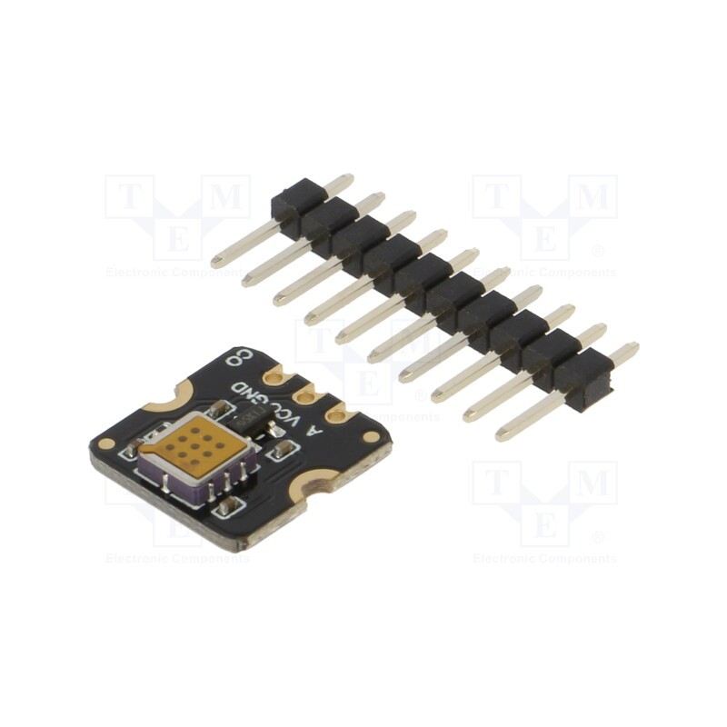 1 pcs x DFROBOT - SEN0564 - Sensor: gas level, carbon monoxide (CO), 3.3÷5VDC, 13x13x2.5mm