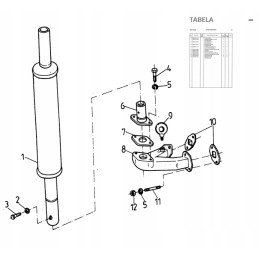 Clamp, muffler clip, mf 235 255 c 360