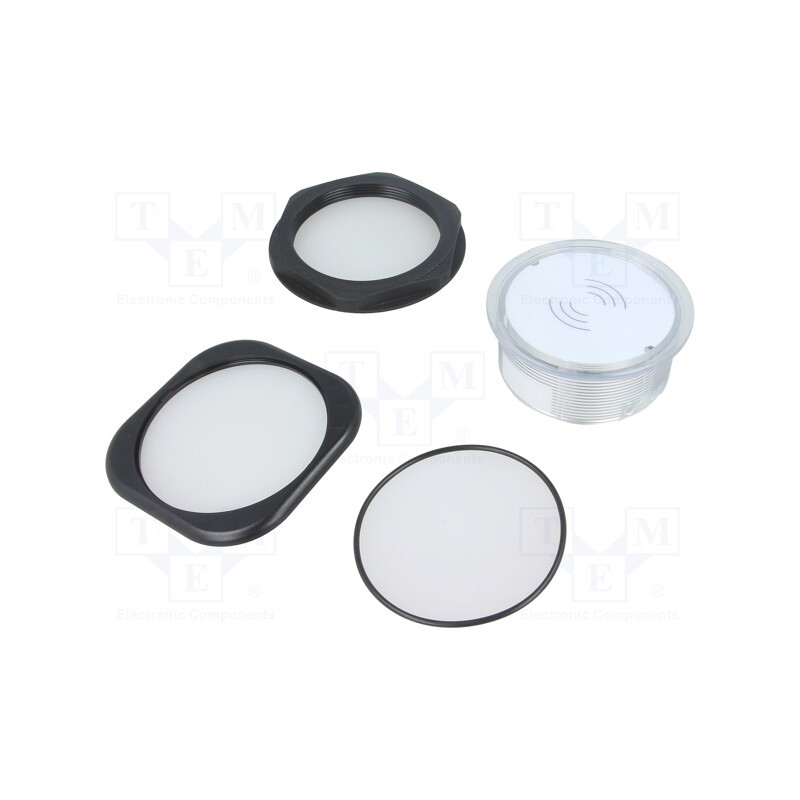 1 pcs x ELATEC - TWN4 PALON COMPACT LIGHT PANEL - RFID reader, 9÷30V, RS485,USB,WIEGAND, antenna, Range: 100mm, ABS