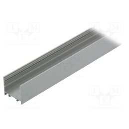 1 pcs x TOPMET - V3050020S - Profiles for LED modules, natural, L: 1m, VARIO30-02, aluminium