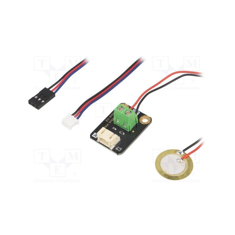 1 pcs x DFROBOT - DFR0052 - Sensor: vibration, analog, 3.3÷5VDC, Ch: 1, Gravity, Arduino