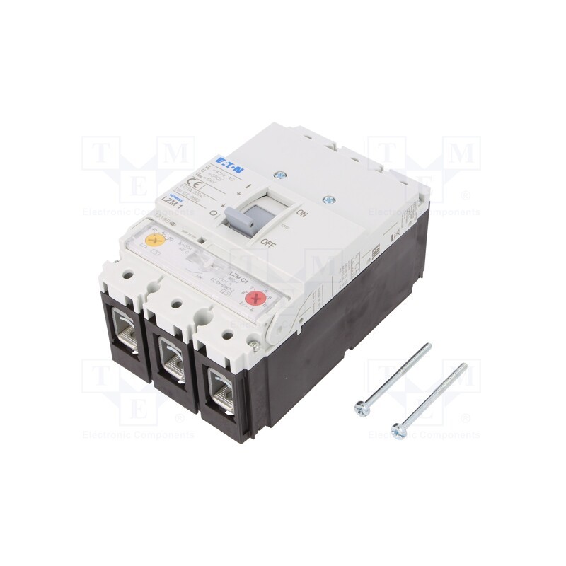 1 pcs x EATON ELECTRIC - LZMC1-A50-I - Power breaker, Poles: 3, screw type, Inom: 50A, LZM, IP20, -25÷70°C