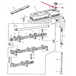 3638640m1 rubber seal for valve cover bolts