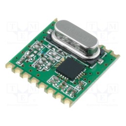 1 pcs x HOPE MICROELECTRONICS - RFM23B-868S1 - Module: RF, FM transceiver, FSK, 868MHz, SPI, -121dBm, 1.8÷3.6VDC