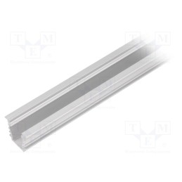 1 pcs x TOPMET - 96020020S - Profiles for LED modules, natural, L: 1m, DEEP10, aluminium