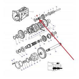 183039m1 gearbox bearing needle 3 x 19