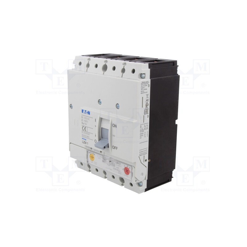 1 pcs x EATON ELECTRIC - LZMC1-4-A125-I - Power breaker, Poles: 4, screw type, Inom: 125A, LZM, IP20, -25÷70°C