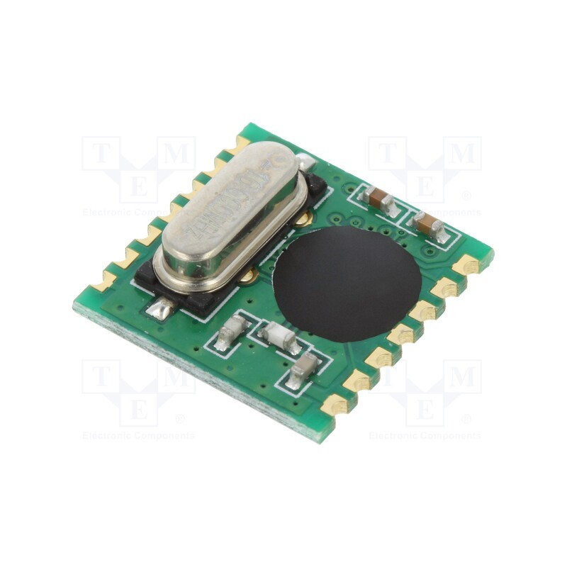 1 pcs x HOPE MICROELECTRONICS - RFM01-433S1 - Module: RF, FM receiver, FSK, 433.92MHz, SPI, -109dBm, 2.2÷5.4VDC