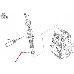 F716201710130 injection pump spacer