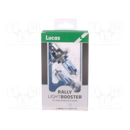 1 pcs x LUCAS - LLX484BLX2 - Filament lamp: automotive, P43t, dark blue, 12V, 100/80W, RALLY