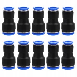 Pneumatic quick connector for hoses, 10 pcs