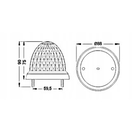 Green LED warning beacon