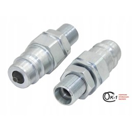 PAV quick connector long bulkhead m22x1 5 plug