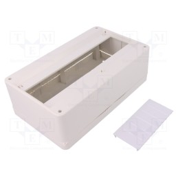 1 pcs x PAWBOL - C.2071 - Enclosure: for modular components, IP30, white, No.of mod: 12
