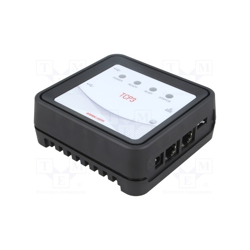 1 pcs x ELATEC - TCP3 KIT EU - Interface converter, Ethernet x2,USB 3.0 x2, 115x95mm, 5VDC