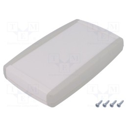 1 pcs x TEKO - TN12.30 -AS - Enclosure: multipurpose, X: 96mm, Y: 156mm, Z: 24mm, TEKNET, ABS, grey