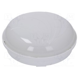 1 pcs x PAWBOL - D.3175M - Lamp: lighting fixture, PANDA, polycarbonate, E27, IP65, Ø: 280mm
