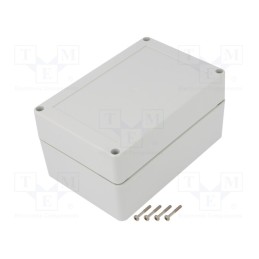 1 pcs x KRADEX - ZP150.100.75SJ TM PC - Enclosure: multipurpose, X: 100mm, Y: 150mm, Z: 75mm, ZP, light grey