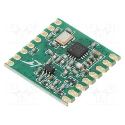 1 pcs x HOPE MICROELECTRONICS - RFM300HW-868S2 - Module: RF, FM transceiver, FSK,GFSK,OOK, 868MHz, SPI, -120dBm