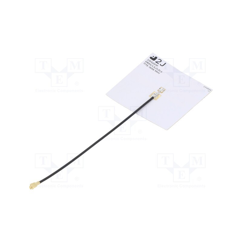 1 pcs x 2J - 2JF0201P-010MC137B-UFL_ TRALO - Antenna, BEIDOU,Galileo,GNSS,GPS,IRNSS,QZSS, for ribbon cable