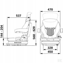 Primo professional m grammer new design seat
