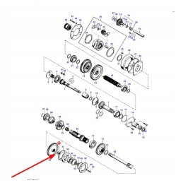 358913x1 expansion ring gearbox shaft
