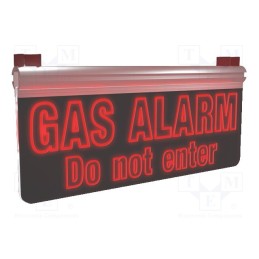 1 pcs x EVIKON - EK32 - Lamp: warning, 2W, red, 0÷50°C, IP52, 24VDC, Features: double sided